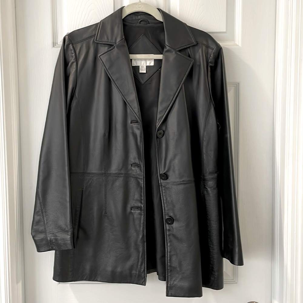 Worthington Genuine leather jacket- Women’s M